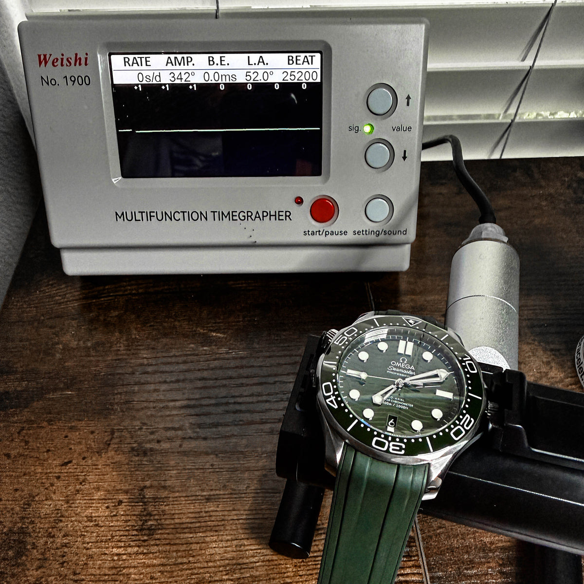 Omega Seamaster Diver 300M Co-Axial Master Chronometer — Green Ceramic, 42mm