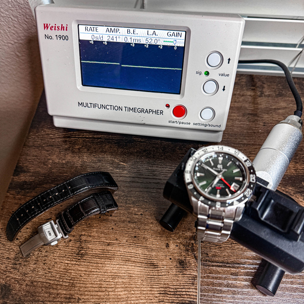 Grand Seiko Hi-Beat 36000 GMT — Green Dial, 44.2mm