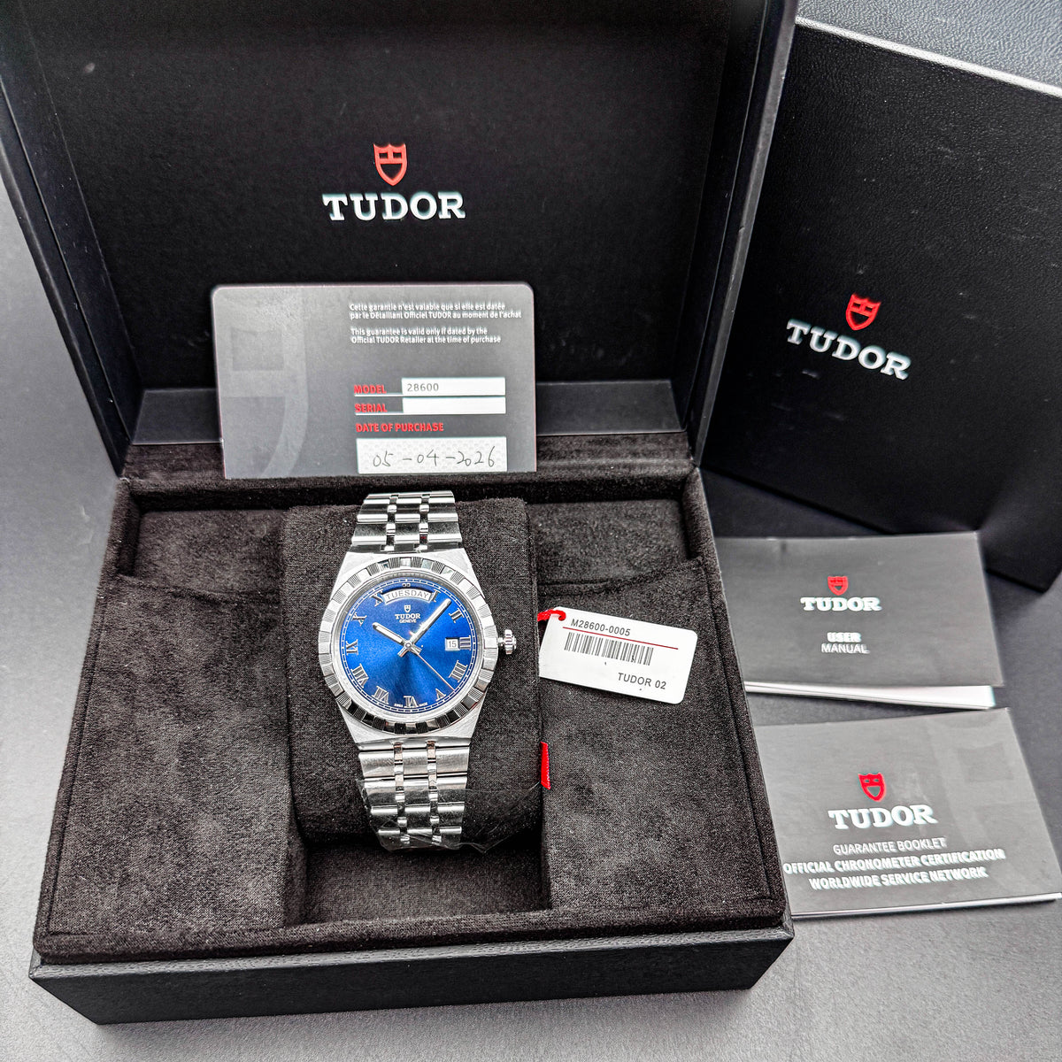 Tudor Royal — Blue Sunray Dial, 41mm M28600-0005
