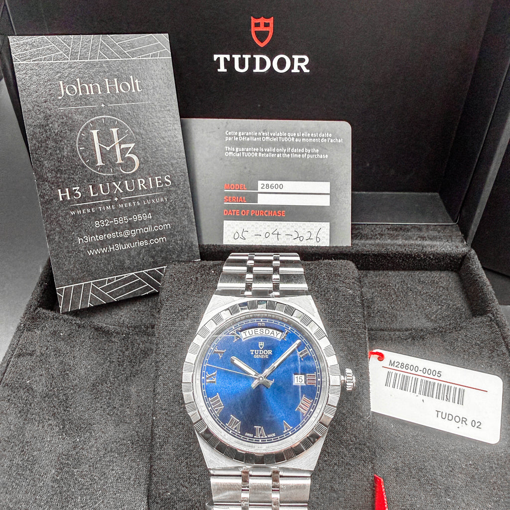 Tudor Royal — Blue Sunray Dial, 41mm M28600-0005