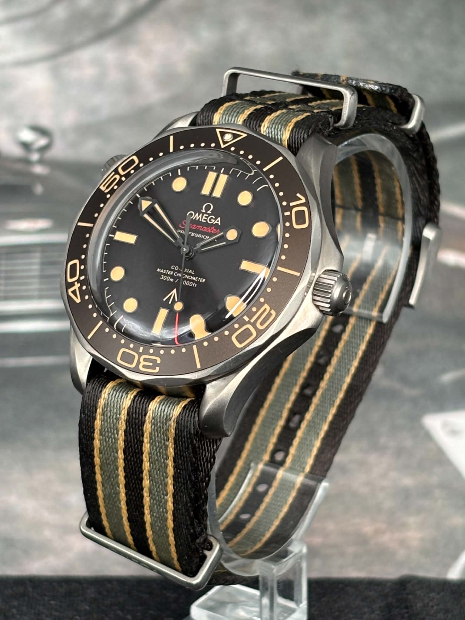 Omega Seamaster Diver 300M "No Time To Die" 007 Edition — 42mm Titanium — Ref. 210.92.42.20.01.001