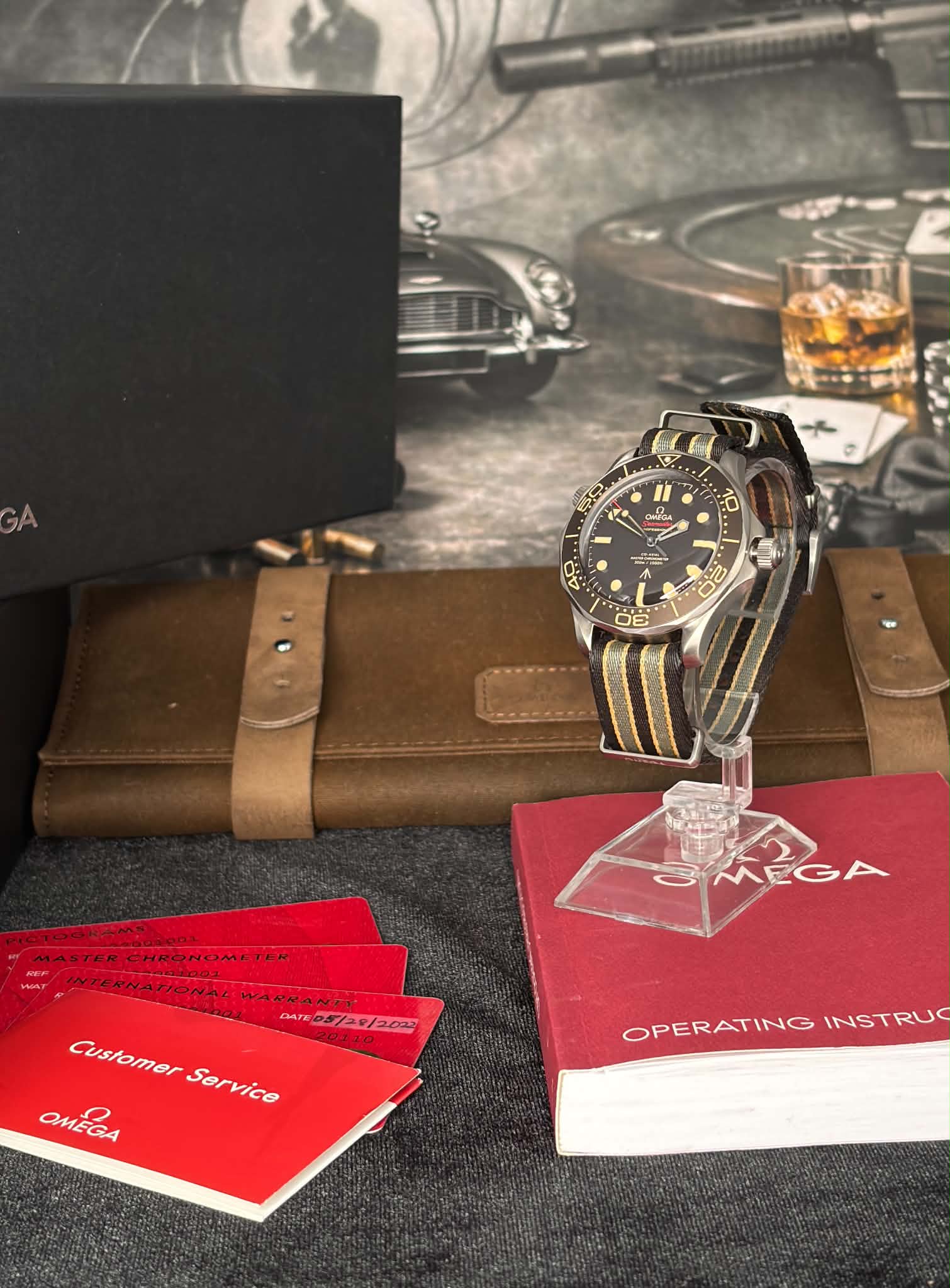 Omega Seamaster Diver 300M "No Time To Die" 007 Edition — 42mm Titanium — Ref. 210.92.42.20.01.001