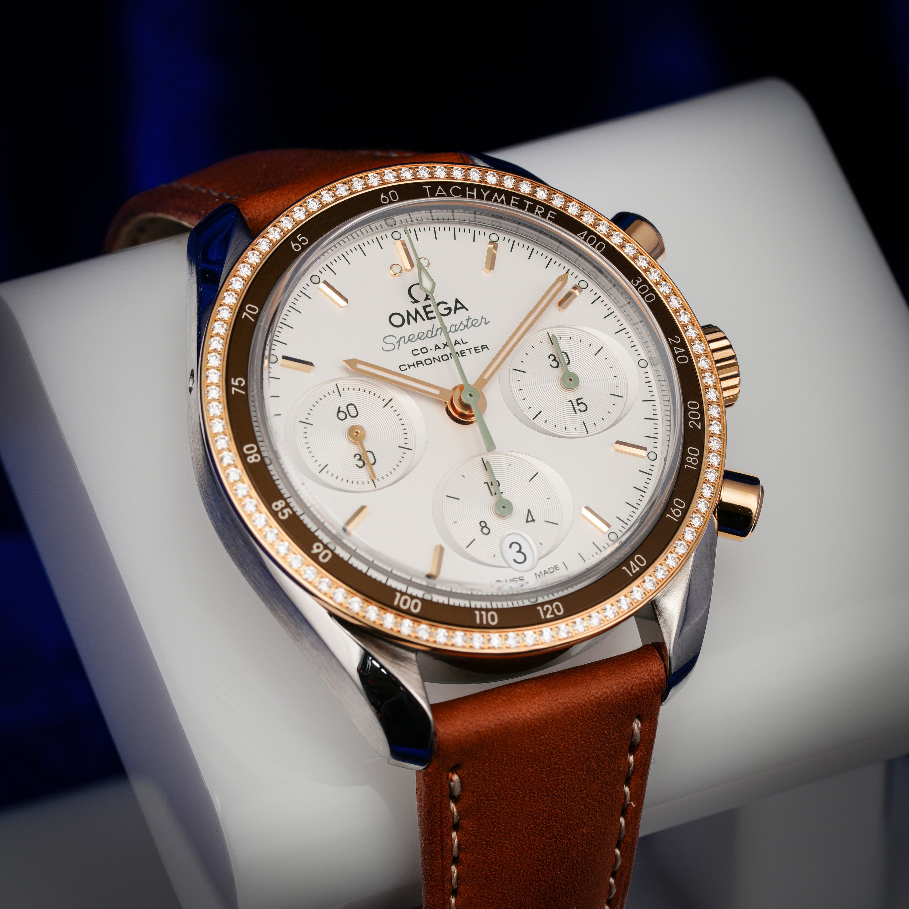 Omega Speedmaster 38 Co-Axial Chronograph — Ref. 324.28.38.50.02.001